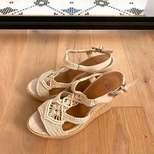 Bohemian Gianni Bini Crochet Wedges